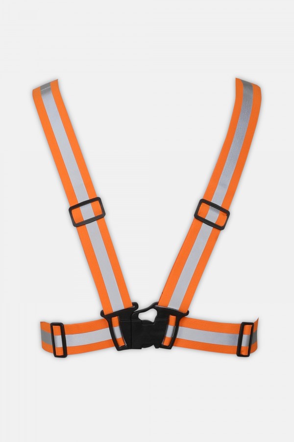 Orange Adjustable Reflective Safety Sash